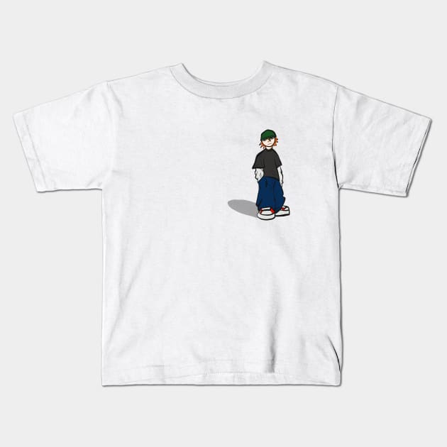 Beanie Dude Kids T-Shirt by Chocolate MilkShake